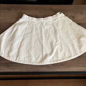 American Apparel Cream Circle Skater Skirt